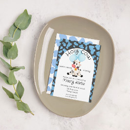 Convite para Chás de fraldas de vaca sagrada