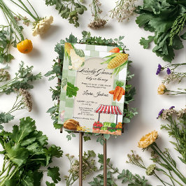 Convite para Chás de fraldas do Mercado de Agricul