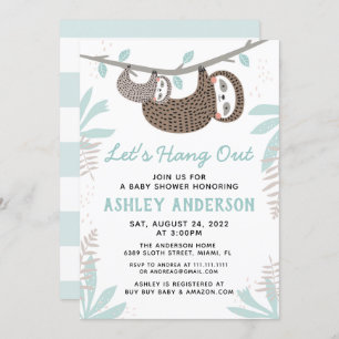 Convite para Chás de fraldas Leves