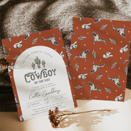 Convite para Chás de fraldas Ocidentais