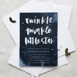 Convite para Chás de fraldas Rhyme