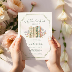 Convite para Chás de fraldas Storybook Elegante