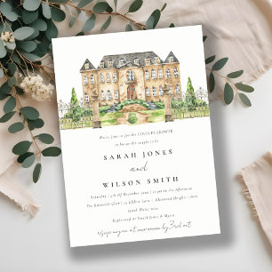 Convite para Chás de Manor de Chateau do Classy Ga