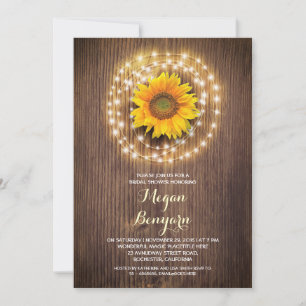 convite para chás de panela de girassol na região 