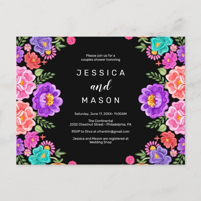 Convite para Chás Fiesta (Frente)