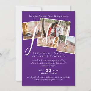 Convite para Chás ou Casamento de Chat em Vídeo ao