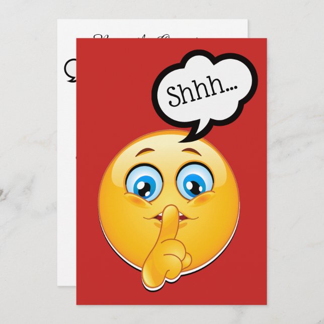 Convite para Chás/Parte Surpresa (Frente/Verso)