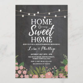 Convite para Chave de Palavra Floral Rústica do Pa