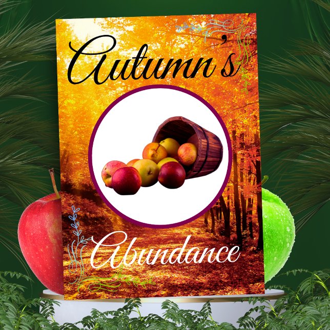 Convite "Pára-choque Apple Harvest Obrigados" (Criador carregado)