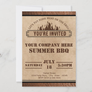 Convite para Churrasco da Empresa, Churrasco de Ve