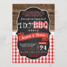 Convite para Churrasco de Casamento