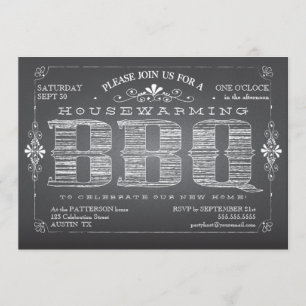 Convite Para CHURRASCO De Envolvimento De Calços 