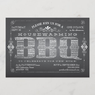 Convite Para CHURRASCO De Envolvimento De Calços D