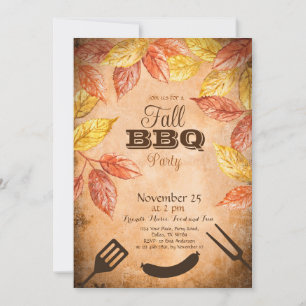 Convite para Churrasco de Outono, Festa de Churras