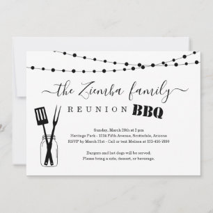 Convite para CHURRASCO de Reunião da Família