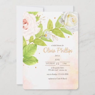 Convite para Chuvas de Rosas em Flor