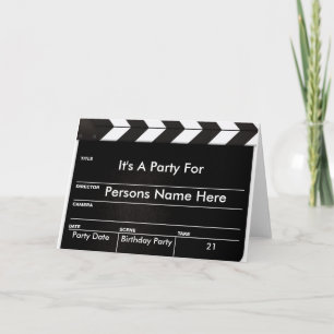 Convite para Clapper de Filme
