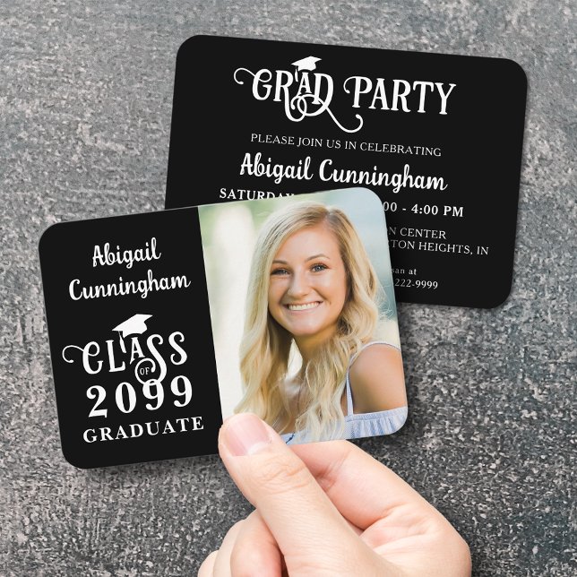 Convite para Classe de Foto de Mini Festa de forma (Criador carregado)