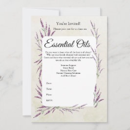 Convite para Classe de Óleo Essencial