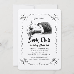 Convite para Clube do Livro Dark Academia
