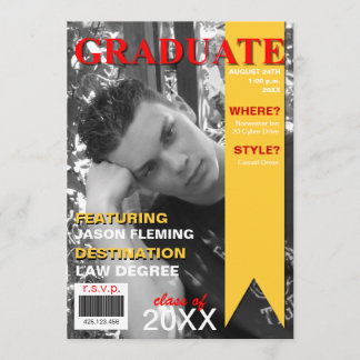 Convite para Cobrir da Revista de Graduação de Fot