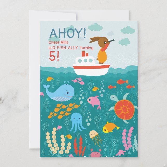 Convite para Coelho da Sea Voyager (Frente)