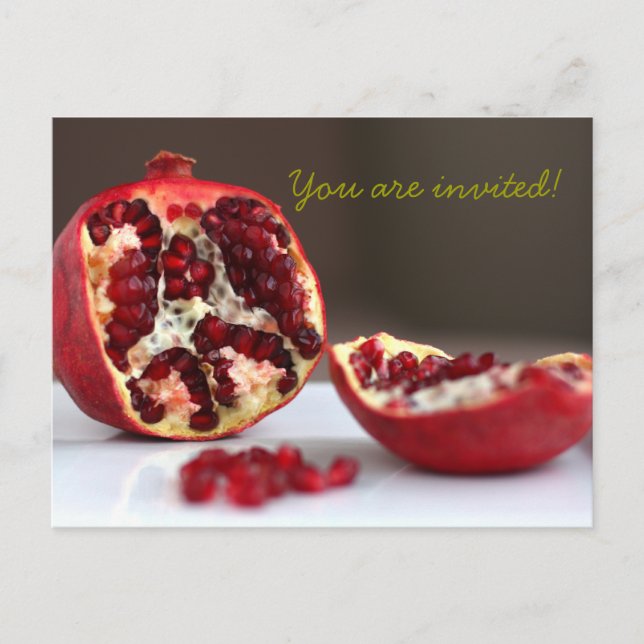Convite para Coleção de Pomegranato de POM Doce (Frente)