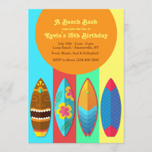 Convite para Coleção de Surfboard