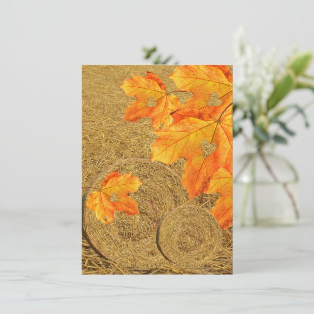 Convite para Colheita de Amor (Em pé/Frente)