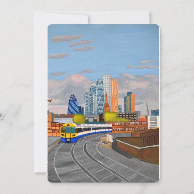 Convite para Comboios de Londres (Frente)