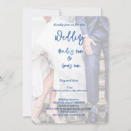 Convite para comemoração de festa noiva