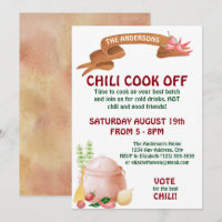 Convite para Competição de Chili