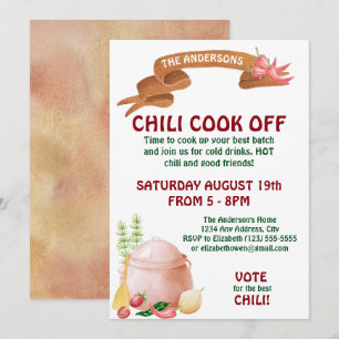 Convite para Competição de Chili