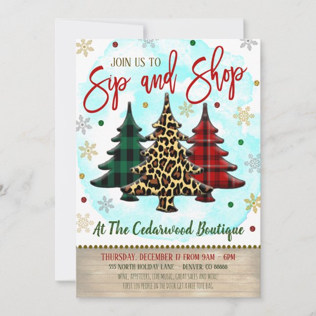 Convite para Comprar o Natal (Frente)