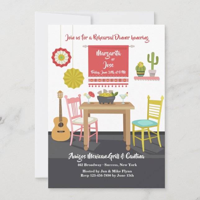 Convite para Configuração Mexicana (Frente)