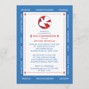 Convite para Confirmação de Presentes Espirituosos