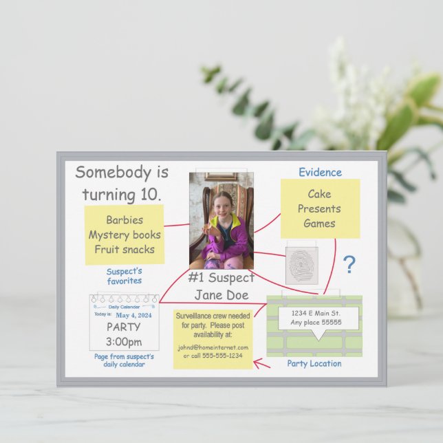 Convite para Conselhos de Resolução de Provas de C (Em pé/Frente)