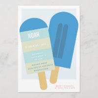 Convite para CONVITE DE ANIVERSÁRIO POPSICLE SUMME