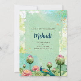 Convite para convites de casamento digitais indian