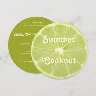 Convite para Cookout de Verão de Fatia Fresca de 