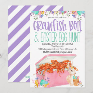 Convite para Cozimento de Lagostim de Páscoa