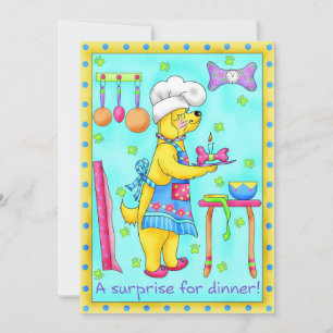 Convite para cozinheiros de cães