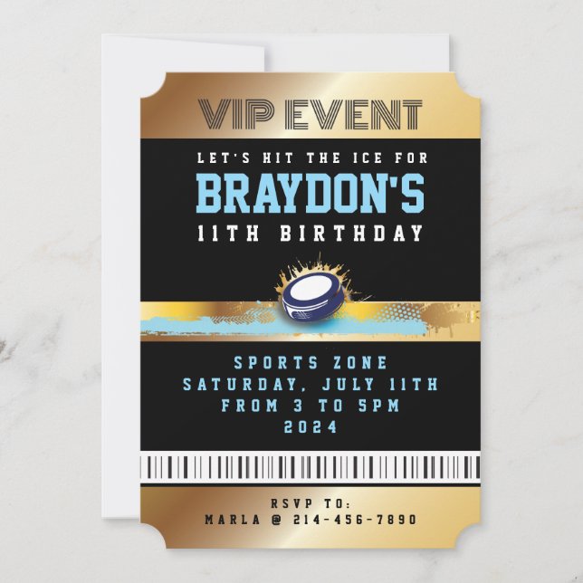 Convite para Crachás de Passagem Dourada de TODO O (Frente)