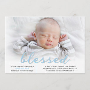 Convite Para Crianças De Bebês/Baptismo