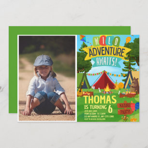 Convite para crianças modernas Festas de aniversár