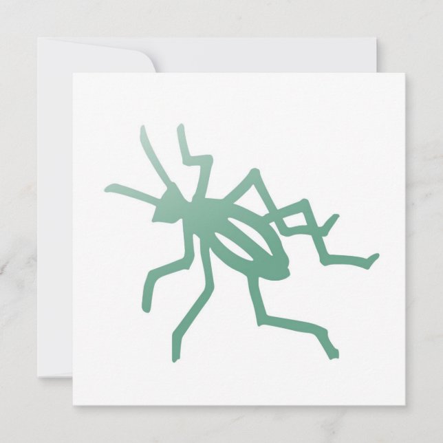 Convite para Críquete Verde Poetica (Frente)