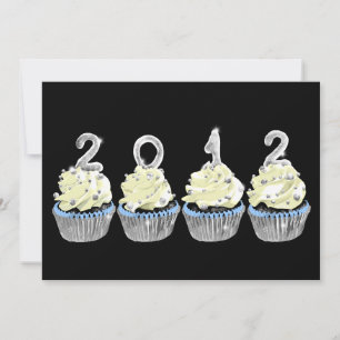 Convite para cupcake de 2012