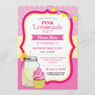 Convite para Cupcake de Festa de aniversário de l