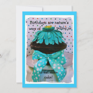 Convite para Cupcake Teal