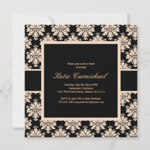 Convite para Damas de Black & Ivory